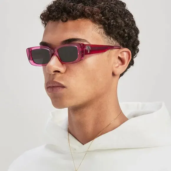 New! PALM ANGELS Yosemite Sunglasses PERI056 3007, Authentic